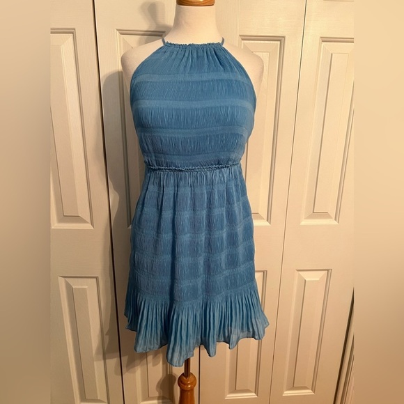 NWT REBECCA TAYLOR Pleated Voile Short Dress. Size Small - Picture 7 of 11